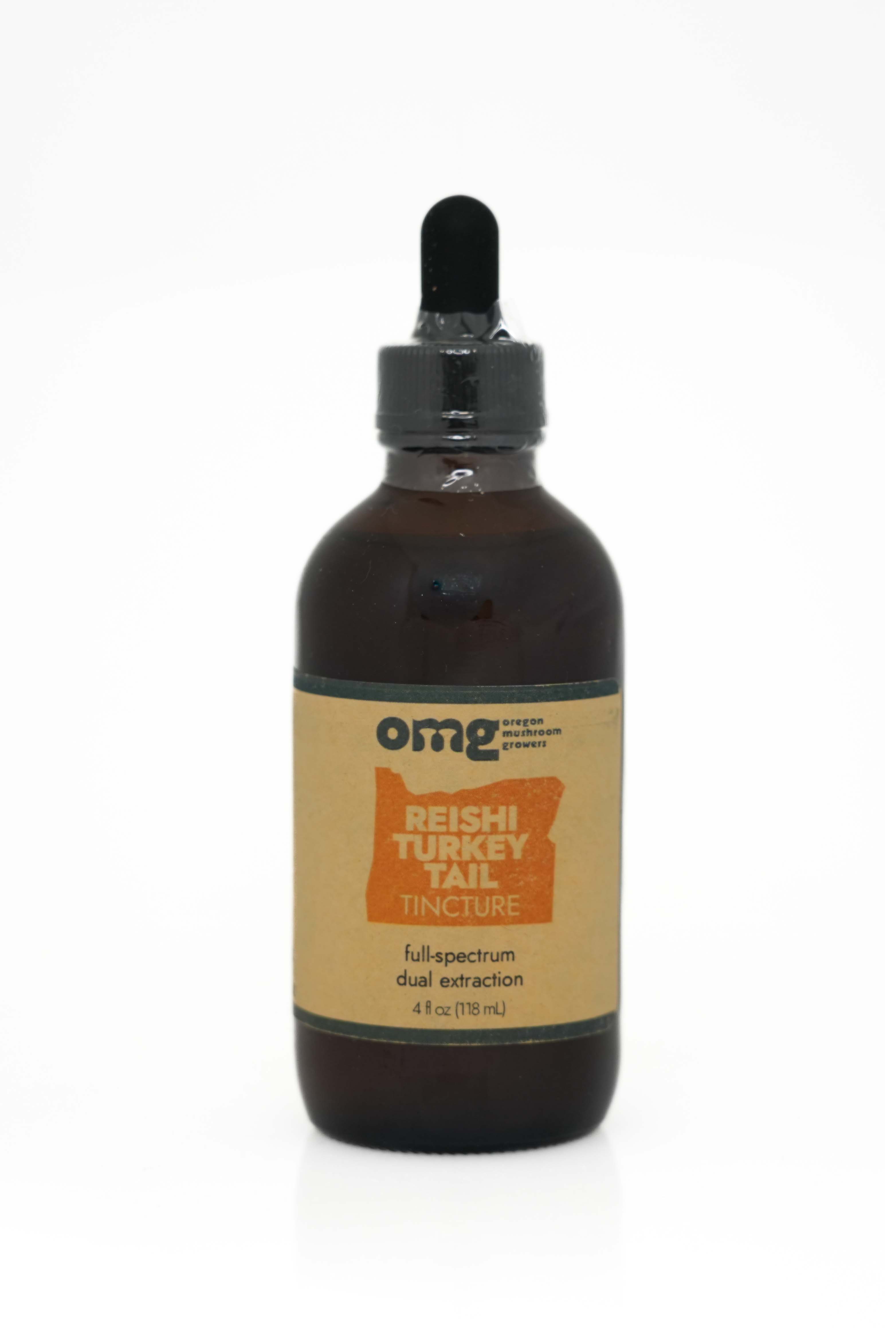 reishi turkey tail tincture 4 oz