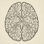 picture of brain with mycelium